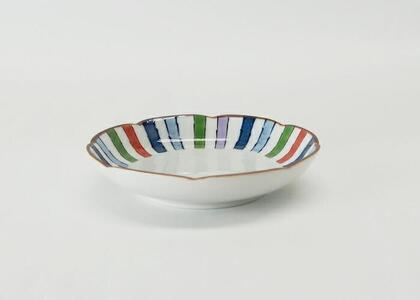 【波佐見焼】１０.５ｃｍ小皿５枚組 錦十草 【西海陶器】 ５ 43748