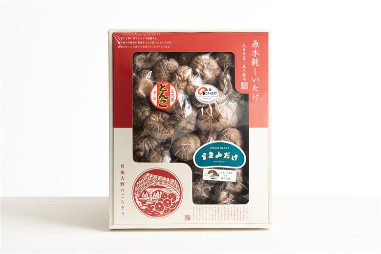 進物どんこ 300g | 大分県産 しいたけ どんこ 干ししいたけ 原木栽培 椎茸 化粧箱入り 熨斗・包装対応可 ギフト 贈答用 国産 九州 大分県 送料無料