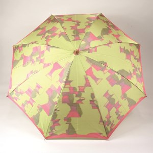 ハレフネ【マイカ】晴雨兼用傘　ライムグリーン