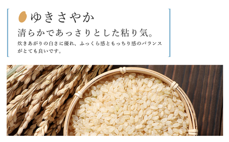 【定期便 3ヶ月】特別栽培米産地直送 玄米 ゆきさやか 2kg×3回 《帰山農園》