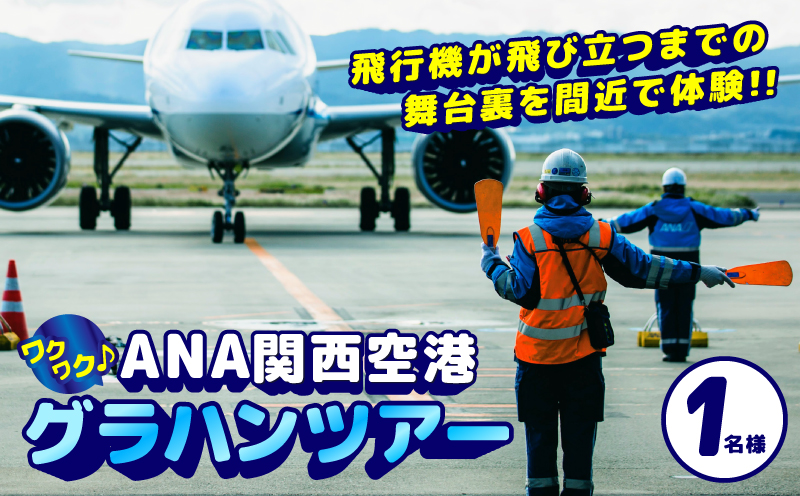 【12月6日(土)開催！】ANA限定　関西国際空港「ワクワク」グラハンツアー 【限定10名様 体験チケット グランドハンドリング 飛行機】 099H3902