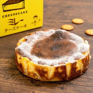 TKA012　人気スイーツ 高知老舗人気店 バスクチーズケーキ／濃厚なチーズケーキ。表面をしっかり焦がし、土台にミレービスケットをアレンジ。お菓子 緊急支援 高知市共通返礼品_イメージ5