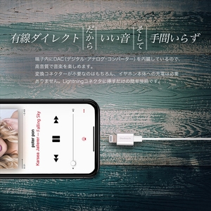 Owltech(オウルテック) Lightningコネクタから音楽を聴けるイヤホン マイクボリュームコントロール付 OWL-EPLT01-SBK ブラック