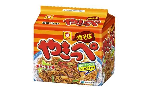 【4回定期便】焼そばやきっぺ 5食×6個（1ケース） 計120食 焼きそば やきそば インスタント インスタント焼きそば 即席 即席麺 即席袋麺 麺 乾麺 定期便 北海道 小樽市 常温