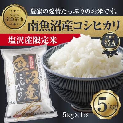 ふるさと納税 南魚沼市 【令和7年産】 南魚沼産 コシヒカリ |塩沢産限定米| 精米 5kg (美味しい炊き方ガイド付き)