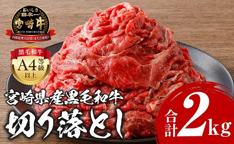 宮崎牛 切り落とし 2kg 牛肉 切り落とし 宮崎牛 _M243-018_01