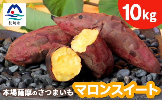 本場鹿児島さつまいも　【マロンスイート】10kg　2026年10月上旬から発送A8-11【配送不可地域：離島】
