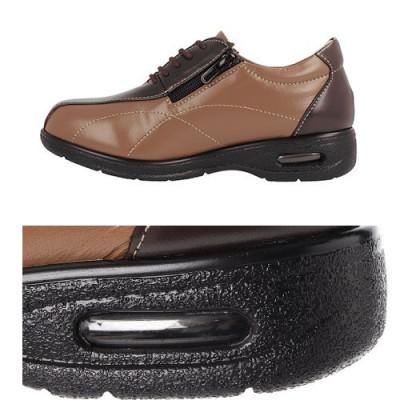 ふるさと納税 大和郡山市 ピエールリッチ 22.5cm DBR 山羊革 4E 快適エアークッションレディースシューズ 23 |  | 01