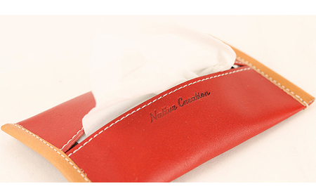 Native Creation ポケットティッシュケース NC3714 全8色 栃木レザー【納期1～3カ月】 雑貨 日用品 ファッション小物  【ORANGE】