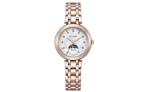 【期間限定(12/25～1/31)寄附額】 シチズン 腕時計 エクシード EE1026-71D CITIZEN 時計 岩手県 北上市 Y0057 レディース 時計 CITIZEN 時計 ソーラー 光発電 電波 防水 衝撃検知機能 SDGs メーカー保証 誕生日 結婚 記念日 バレンタイン ホワイトデー 母の日 父の日 敬老の日 クリスマス