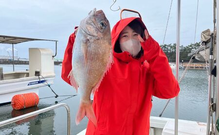 タイラバ・タコ釣り遊漁船　『デカガメ』　乗合　利用券　2名様　乗船券 釣り 乗合い 船 魚釣り フィッシング 体験 チケット レジャー 魚 さかな 兵庫県 播磨町