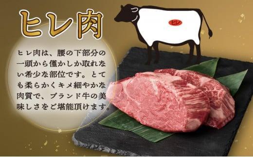 SKFIL＜2026年2月発送分＞宮崎牛ヒレステーキ（真空パック）