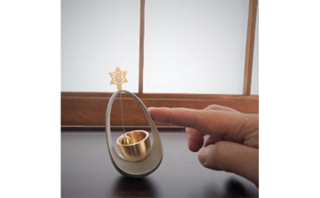 【高岡銅器】まわりん　麻の葉