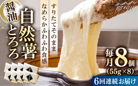 【全6回定期便】自然薯とろろ（醤油味）＜自然薯王国＞那珂川市 自然薯 自然薯 とろろ 自然薯 とろろ 自然薯 とろろ とろろ [GAH007] 101000 101000円