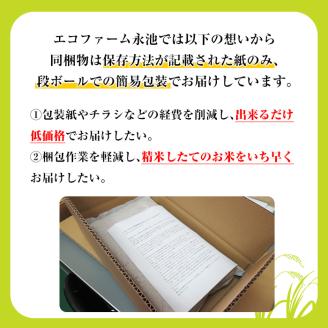 isa199 令和5年産 特別栽培米 永池ひのひかり玄米(10kg)【エコファーム永池】