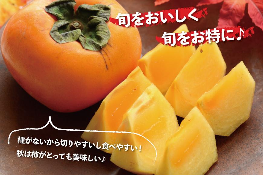 ＜10月より発送＞たねなし柿 約2.5kg［刀根早生・平核無柿（ひらたねなしかき）］［カキ・種無柿・種無し柿・種なし柿・無核柿］［IKE95］
