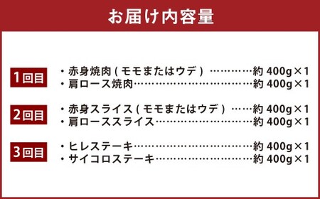 【6カ月定期便】 【毎月違う部位が届く！ 人気 食べ比べセット！】 6カ月毎月楽しむ おおいた和牛 セット 合計約5.35kg