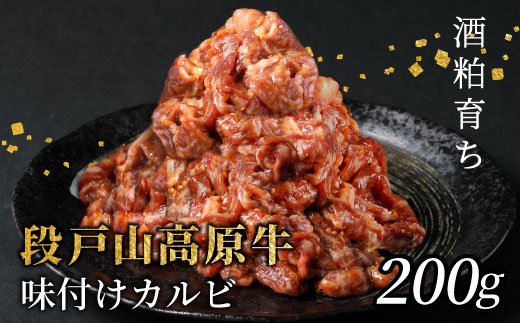 国産牛 段戸山高原牛 味付けカルビ焼き肉用 200g 炒め用 幻の牛 国産 牛肉 牛 小分け 地域 限定 厳選 人気 薄切り 牛丼  焼肉 肉 カルビ 数量限定 キャンプ バーベキュー お試し 小分け 肉 日本酒 -092