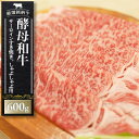 【ふるさと納税】牛肉 サーロイン すき焼き しゃぶしゃぶ 肉 あだたら酵母和牛 600g【02114】 ｜ 黒毛和牛 冷凍すきやき 国産 切り落とし ｜