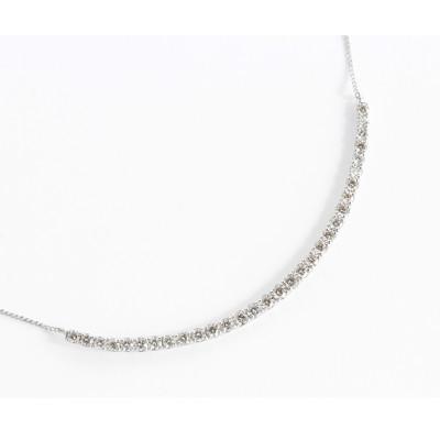 ふるさと納税 大月市 PT900　ダイヤモンド　ネックレス　1.00ct　17781A　Pt　DIA　PN |  | 01