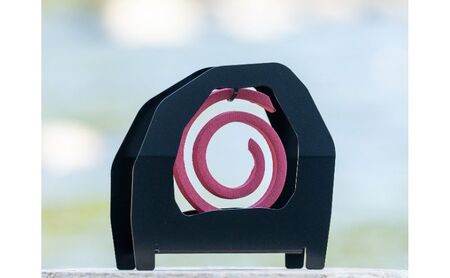 盆石 -KAKU- （ブラック） 雑貨 蚊取り線香ホルダー 蚊取り線香入れ 蚊取り線香ケース キャンプ アウトドア アウトドアアクセサリー アート性 