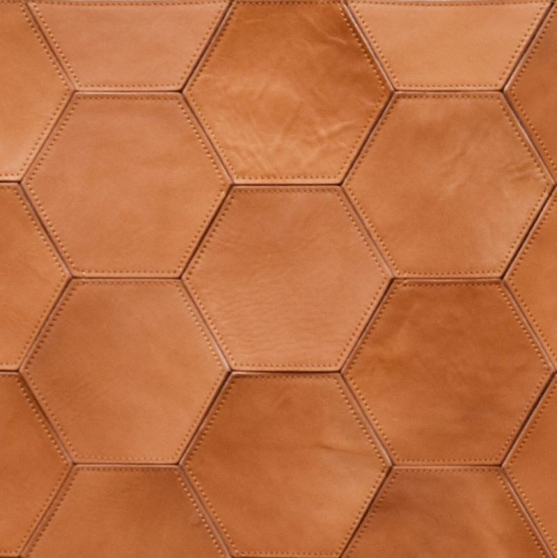 Teha’amana Mat honeycomb Smoke テハマナ 玄関マット ベーシック ブラック 革 皮 雑貨 おしゃれ レザー 本革 こだわりの逸品 地域特産品 ギフト 自分用 人気 おすす