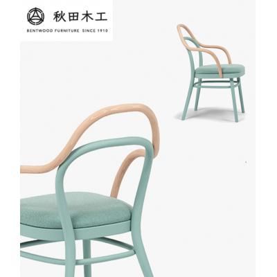 ふるさと納税 湯沢市 【秋田木工】ダイニングチェア「magekko」【際立つ曲木の魅力】[F7405]