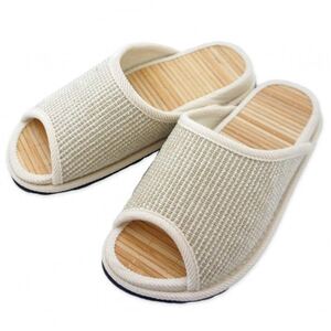 スリッパ D型セノーテモールGサイズ 男女兼用 約26.5cmまで 竹踏み 日本製【1639223】