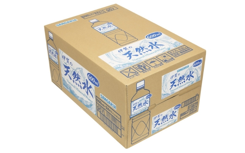 サンガリア伊賀の天然水 (600ml×2ケース）【igge0003】
