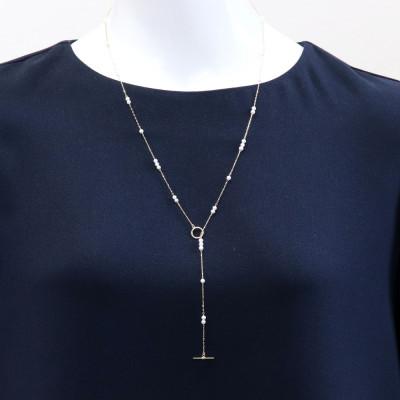 ふるさと納税 山梨市 K18あこや真珠ベビー2Wayステーションネックレス【3.0-3.5mm・70cm】 |  | 02
