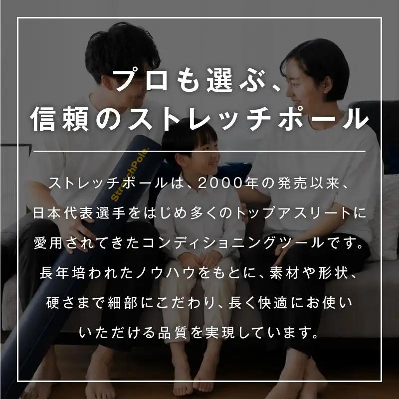【LPN社製】ストレッチポールEX ネイビー 2本セット