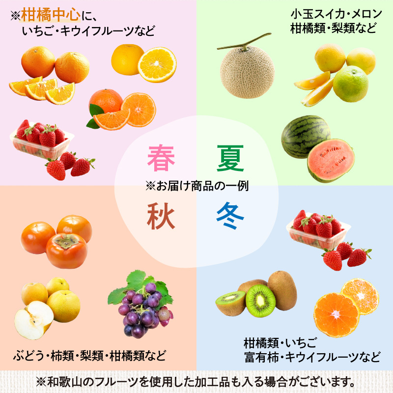 【8003-3】定期便 フルーツセット 年4回(春・夏・秋・冬)