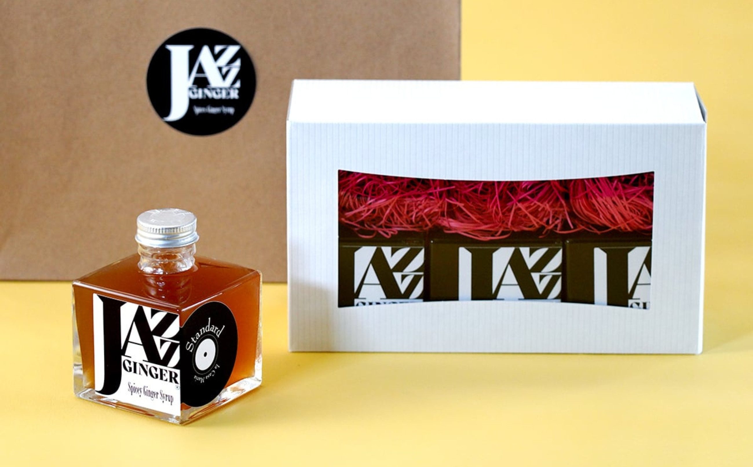 生姜エキス入りシロップ「JAZZ GINGER」200ml×3本