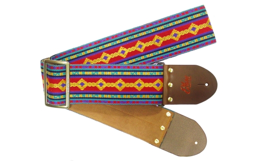 【ギターストラップ】 Elara Straps Millau 3 Mango 郡上市 レザー 真鍮バックル ウルトラスエード プロ仕様 エレキ アコギ ベース Ksound 小林楽器店