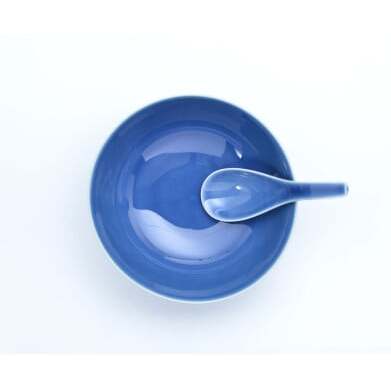 究極のラーメン鉢 ルリ釉（レンゲ付）まるぶん AA15-213_イメージ3