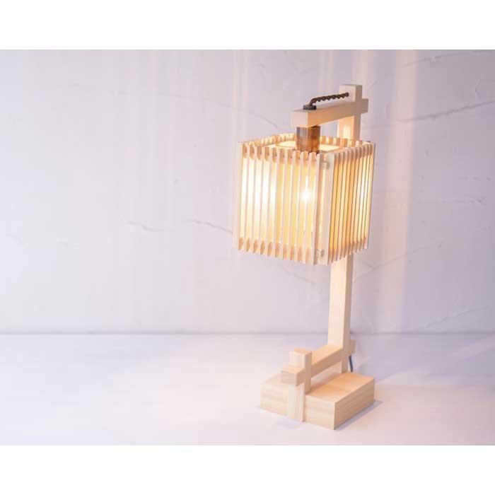 【ふるさと納税】【照明／国産檜】スタンドライト/CombinationLamp『冊 saku』　A552