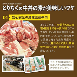 とりちく牛丼の素 8個