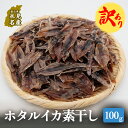 【ふるさと納税】〈訳あり〉 ホタルイカ 素干し100g | 大容量 珍味 酒の肴 添加物不使用