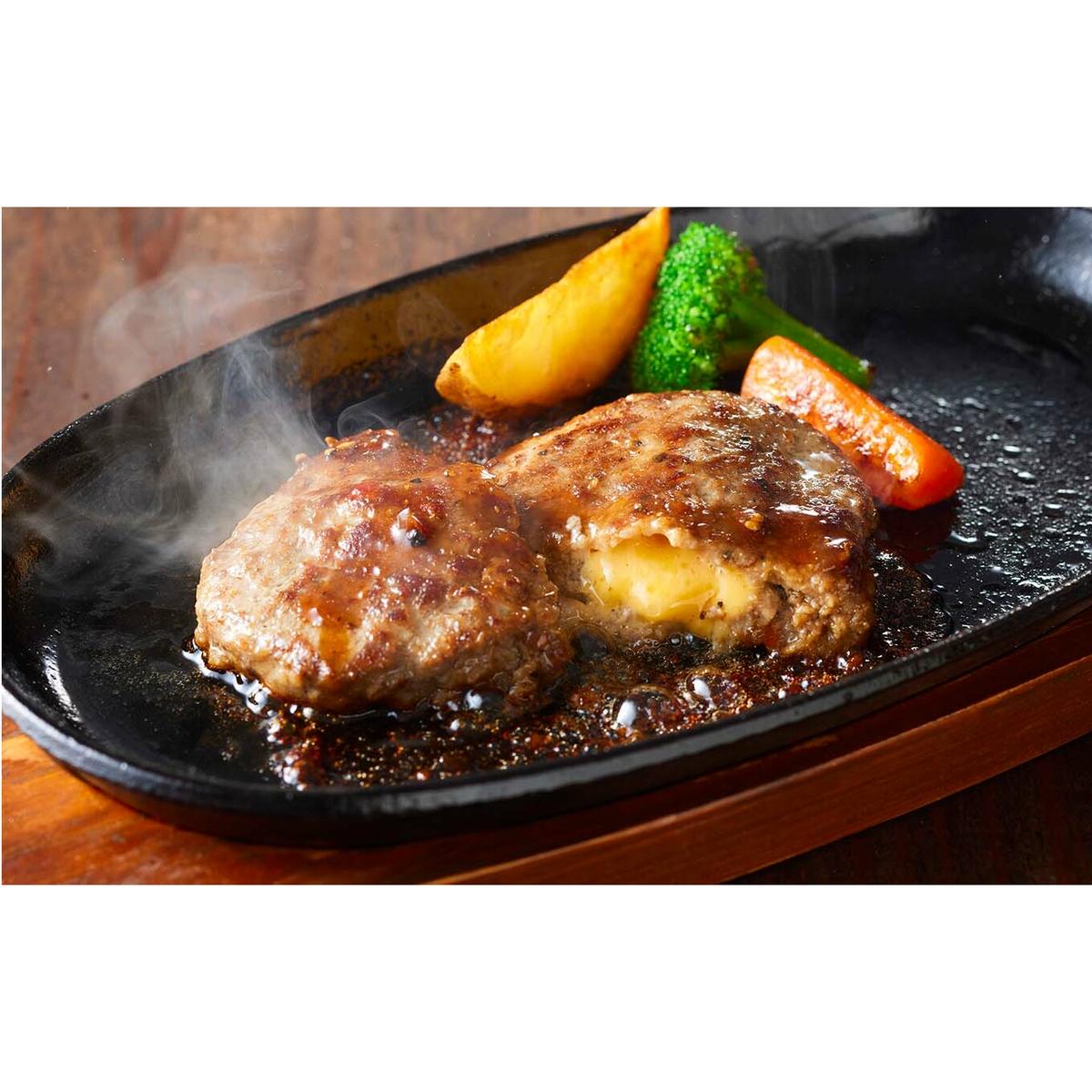 北海道産 黒毛和牛 こぶ黒 チーズ イン ハンバーグ 8個  和牛 牛肉 ハンバーグ 挽肉_イメージ4