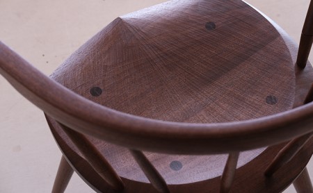 木工yamagen Crescent chair［walnut］