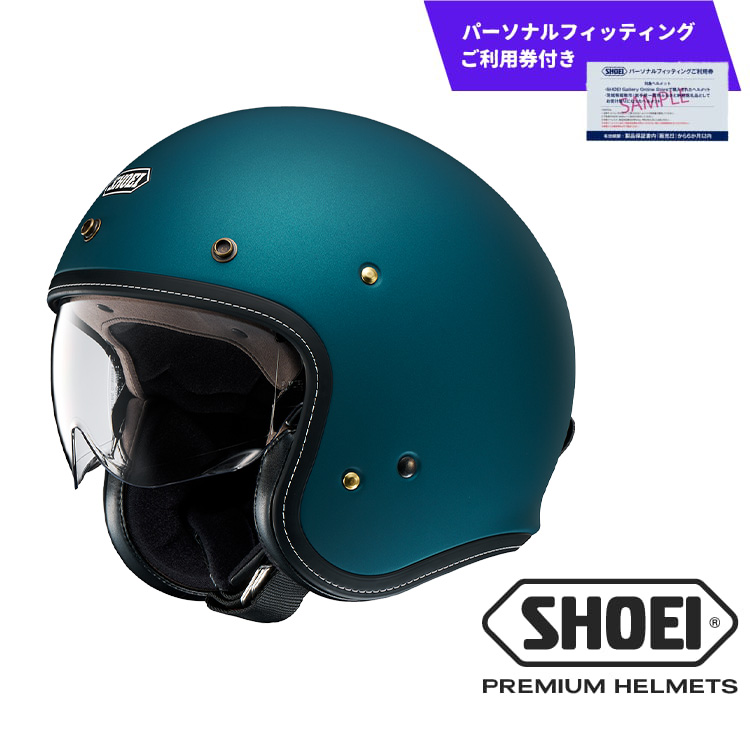 SHOEIヘルメット「J・O+ マットラグナブルー」Lサイズ パーソナルフィッティングご利用券付 バイク ショウエイ バイク用品 ツーリング SHOEI品質 shoei スポーツ メンズ レディース