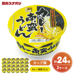 【麺のスナオシ】カップ カレー南蛮うどん ２ケース(計24個)（BY-31）
