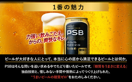 【12ヶ月定期便】サントリー　パーフェクトサントリービール（PSB）【350ml×48本】（高田屋本店）