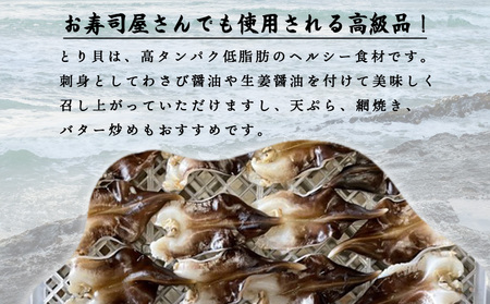 三河湾の幸！　ボイルとり貝【24枚入(12枚×2)】・M097