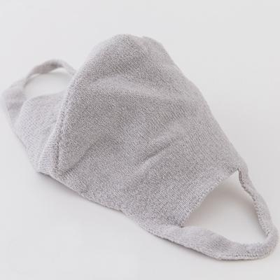 ふるさと納税 泉大津市 夏用3D和紙糸ニットマスク(内側メッシュ)　PM2.5シート付　二枚組(Mサイズ/アイスグレー)