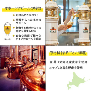【予約：2025年8月下旬から順次発送】【期間限定】 オホーツクビール 「まるごと北海道」 6本セット ( 地ビール 限定 飲料 お酒 ビール 瓶ビール 北海道 ) 【028-0021-2025】