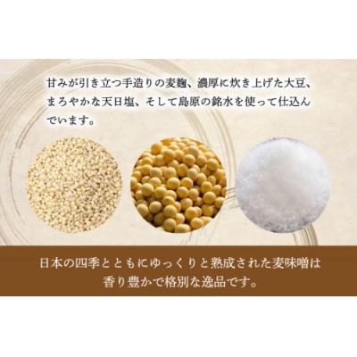 ふるさと納税 島原市 無添加麦みそ900g 10個 AI230 |  | 02