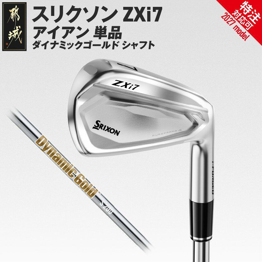 【ふるさと納税】スリクソン ZXi7 アイアン ダイナミックゴールド スチールシャフト 単品≪2027モデル≫ - ダンロップ スリクソン ZXi7 アイアン ダイナミックゴールド スチールシャフト 特注対応 送料無料 IY-C701【宮崎県都城市】