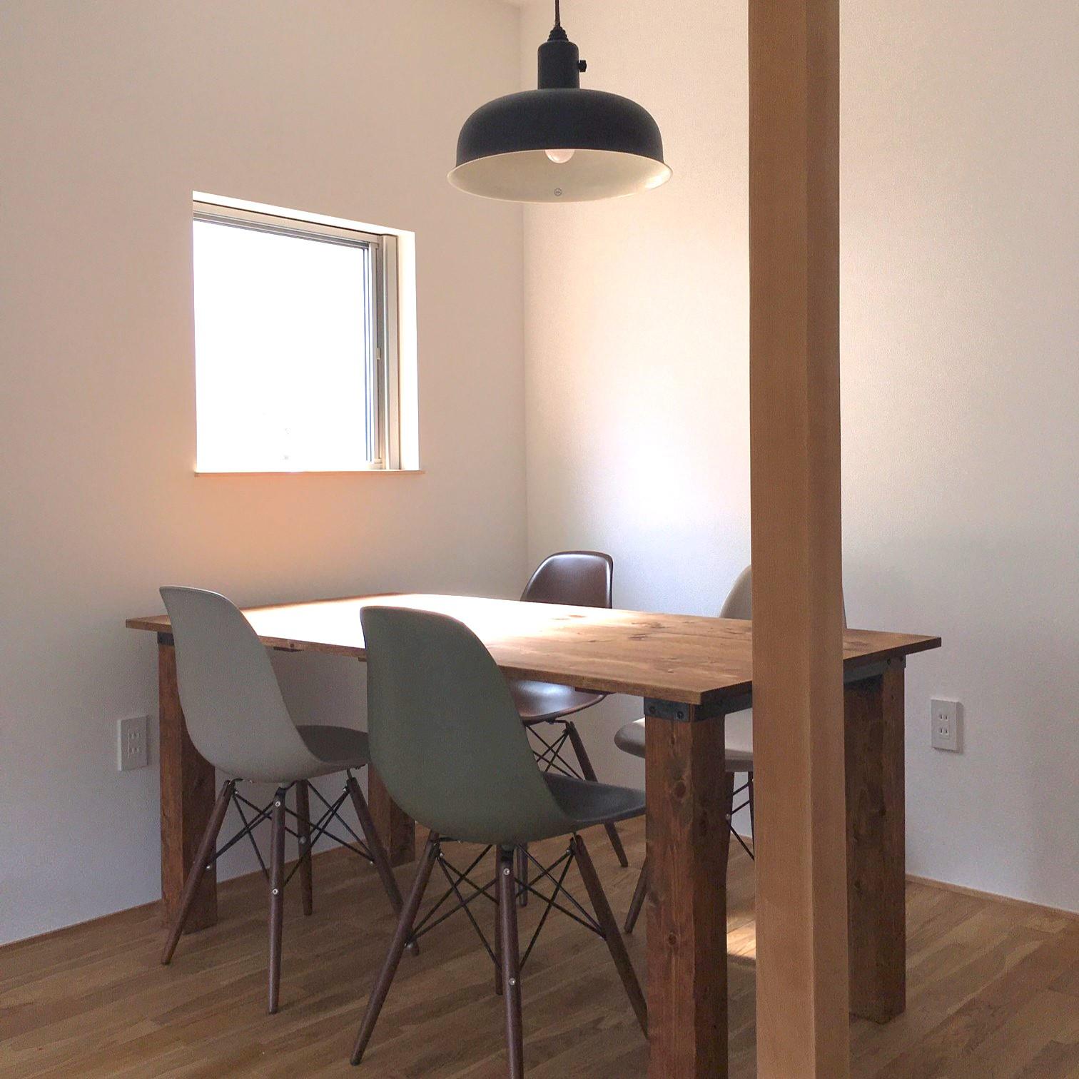 Interior G-S-S【天然無垢材】長方形ダイニングテーブル 天板1200×700＜13-6＞★