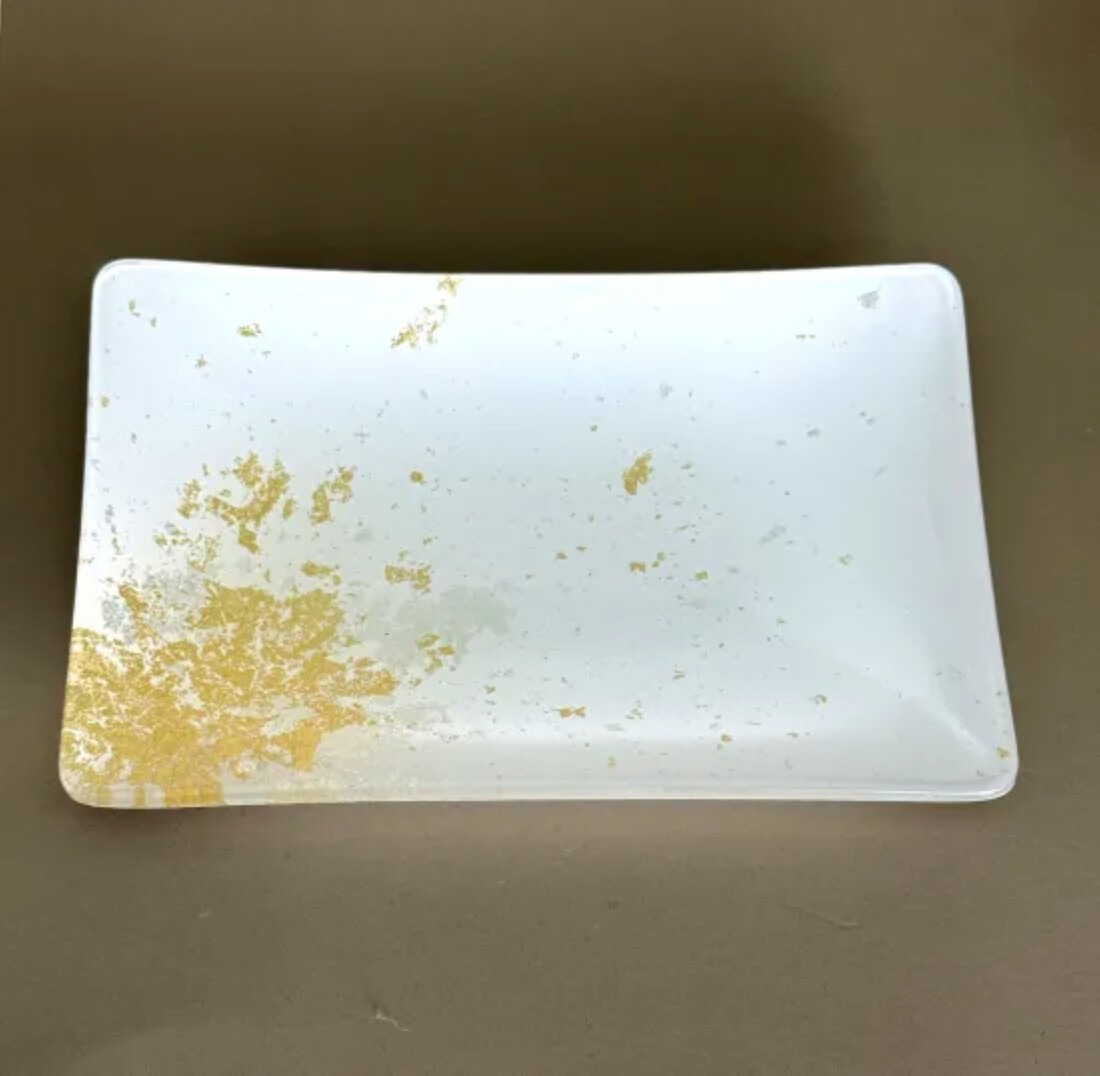 角小皿（金箔) 純白 ［NF143］ 303446_CU90066VC03